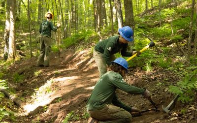 WisCorps Volunteers at Tyler Forks Community Forest