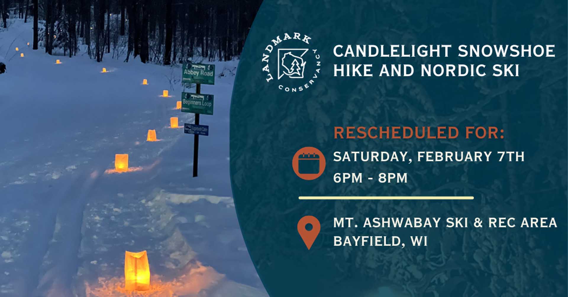Candlelight Snowshoe Hike and Nordic Ski Feb. 7 2026